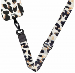 Telefonirihm Mio Lanyard Leopard, valge v./must v./pruunikas v., Universaalne