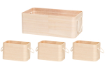 S&auml;ilituskarbi komplekt 4Living 307395, pruun v., 40 x 22 x 15 cm