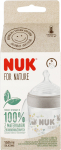Lutipudel Nuk For Nature, 150 ml, 0 kuud, l&auml;bipaistev v./pruunikas v.