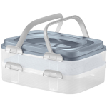 Tordi transpordikast Domotti Dolce, 40 cm x 18 cm, 30 cm, Valge v./Hall v.