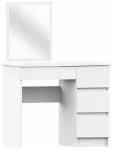 Tualettlaud Akord Furniture Factory T-6/SL, valge v., 142 cm x 90 cm x 50 cm