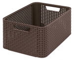 Hoiukast, esemete hoidmiseks Curver 205844, pruun v., 38.6 x 28.7 x 17 cm