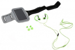 Juhtmega k&otilde;rvaklapid Platinet 2in1 Sport 2in1 Sport Stereo, roheline v.