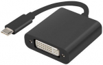 Juhe Lanberg USB Type-C To DVI Dual Link AD-UC-DV-01 USB-C, DVI, 0.15 m, must v.