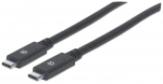 Juhe Manhattan Type-C To Type-C USB Type-C, USB Type-C, 2 m, must v.