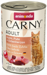 Kassi m&auml;rgtoit Animonda Carny Adult, kanaliha/kalkun/pardiliha, 0.4 kg