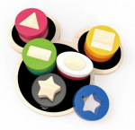 Arendav m&auml;ng Disney Wooden Shape Puzzle