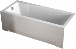 Vann, nurgaga Besco Modern 150, 150 cm x 70 cm x 39 cm, ristk&uuml;lik, valge v.