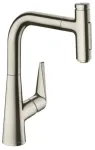 K&ouml;&ouml;gisegisti Hansgrohe Talis Select M51 ComfortZone 220, roostevaba teras v.
