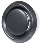 Ventilatsiooniplafoon Europlast VD125A, antratsiit v., 125 mm