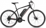 Elektriratas Kross E-Evado Hybrid 1.0, XL, 28", 250 W, 14.5 Ah, must/punane