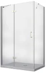 Du&scaron;ikabiin Besco Viva VPL-100-195C, ristk&uuml;lik, aluseta, 100 cm x 80 cm x 195 cm, l&auml;bipaistev v./kroom v./karastatud