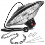 Infrapuna k&uuml;tteseade Trotec IR 1500 SC, 1.5 kW, Must v.