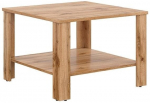 Kohvilaud Odette, pruun v., 67.5 cm x 67.5 cm x 47.5 cm