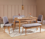 S&ouml;&ouml;gitoa komplekt Kalune Design Vina 0701 Soho, violetne v./m&auml;nni v.