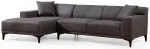 Nurgadiivan Hanah Home Petra 560ARE1602, antratsiit v., vasak, 145 x 250 cm x 69 cm