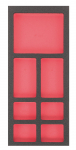 T&ouml;&ouml;riistakast Bahco Fit&Go, 44.5 cm x 18.1 cm x 3.5 cm, punane v./hall v.