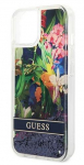 Telefoni &uuml;mbris Guess Flower Liquid Glitter, Apple iPhone 14 Plus, mitmev&auml;rviline
