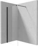 Du&scaron;isein Deante KERRIA PLUS, 120 cm x 200 cm, l&auml;bipaistev v./must v.