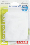 Akvaariumi filter Zolux Nylon Filter Bags, 3 l, valge