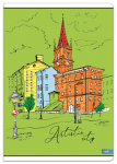 Vihik Lastva City, ruuduline, A4, 52 lehte, (v&auml;rv/disain valitakse juhuslikult)