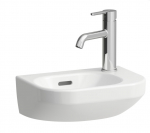 Vannitoa kraanikauss Laufen, 36 cm x 25 cm x 1.2 cm, valge v.