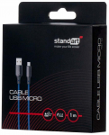 Juhe Standart GT-XG110, Micro USB, 100 cm, sinine v.