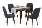 S&ouml;&ouml;gitoa komplekt Kalune Design Vina 1048, p&auml;hklipuu v./tumesinine v.