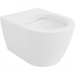 WC-pott, seinapealne Mexen Carmen Rimless, kaanega, 370 mm x 490 mm