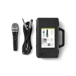 Juhtmega mikrofon Nedis MPWD50CBK, must v.