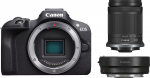Peeglita kaamera Canon EOS R100/RF-S 18-150mm + Mount Adapter, must v.
