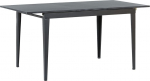 S&ouml;&ouml;gilaud pikendatav Beliani Norley, must v., 120 - 160 cm x 80 cm