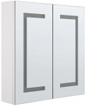 Peegelkapp Shumee Mazarredo, valge v., 12 cm x 60 cm x 60 cm