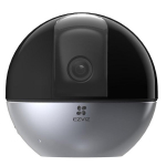 Valvekaamera Ezviz CS-E6 v2 Indoor Panoramic 5MP 2K Smart Wi-Fi / LAN 360 Camera MicroSD / Night vision Grey