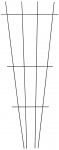 Taimetugi Besk 96079, 150 cm x 60 cm, metall, roheline