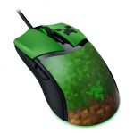 Juhtmega m&auml;nguhiir Razer Cobra Minecraft, must v./roheline v.