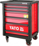T&ouml;&ouml;riistak&auml;rud Yato YT-0902, 76.6 cm x 46.5 cm x 95.8 cm, must v./punane v.
