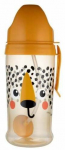 Pudel silikoonk&otilde;rrega Canpol Babies BabiesBoo Cheetah, 270 ml, 18 kuud, plastik, oranž