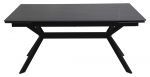 Laud pikendatav Imperia, must v., 160 - 240 cm x 90 cm x 76 cm