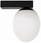 Valgusti seinale Nowodvorski Ice Egg, G9, 1 x 25 W, must v.