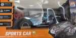 Rc auto Motion Space 9050-4F, sinine v./must v.