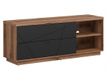 TV-laud Forn, tamm v./must v., 156 cm x 42.5 cm x 61 cm
