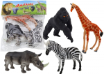 Kujukeste komplekt Lean Toys Animal Kingdom, 4 tk, mitmev&auml;rviline