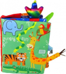 Beebi raamat, loomad Lean Toys Jungle, 22.5 cm, EN, mitmev&auml;rviline