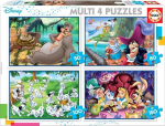 Pusle 4in1 Educa Disney Fairy Tale, 24 cm x 34 cm, 380 tk, mitmev&auml;rviline