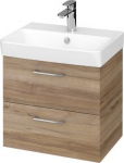 Vannitoakapp valamuga Cersanit Lara + Mille Slim 50, keskmine p&auml;hkel v., 34.7 cm x 49.4 cm x 46 cm