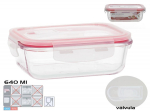 Toidukarp Kitchen&GO Rectangular, 0.64 l, 17 cm x 13 cm, l&auml;bipaistev v.