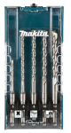 Puuride komplekt Makita E-15724, betoon/punased telliskivid, sds plus, 5 mm x 11 cm
