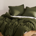 Voodipesukomplekt Homla Milo 244911, roheline v., 70 x 80 cm, 140 x 200 cm, 2 os.