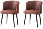 Toolide komplekt Kalune Design Zen 4208 V2 974NMB1928, matt, must v./punane v., 57 cm x 57 cm x 81 cm, 2 tk